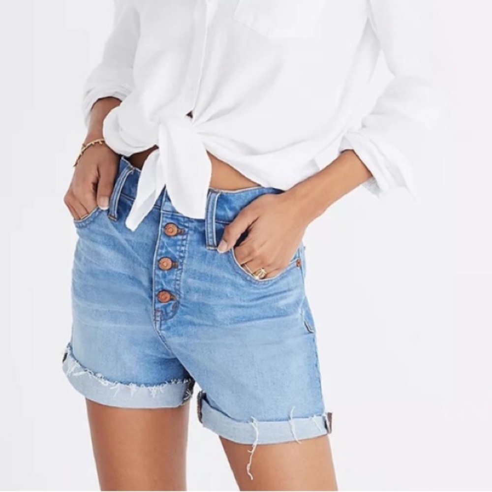 Madewell High Rise Denim Shorts